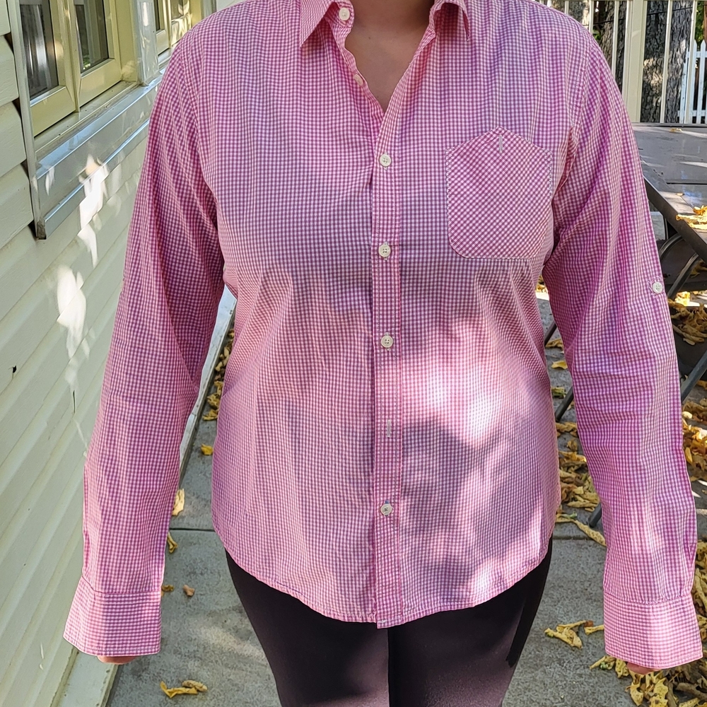 2/15$ Men's Pink Checkered Shirt